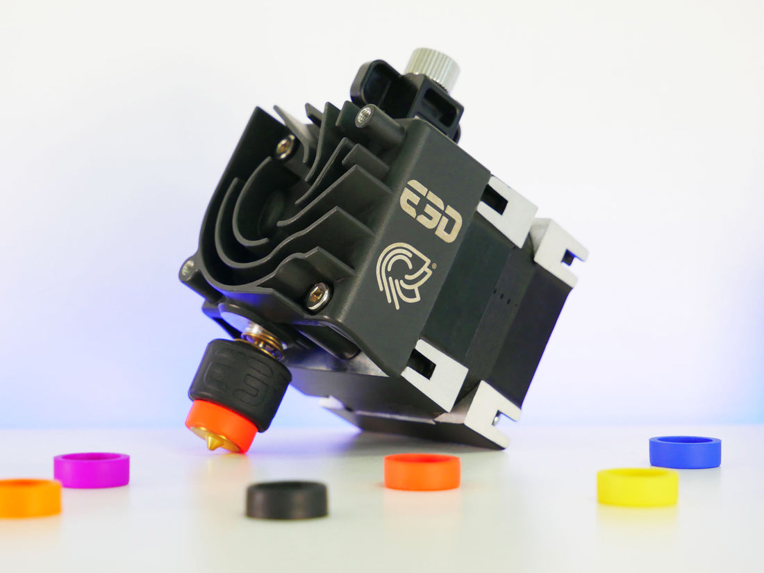Revo™ Hemera XS: A powerful, lightweight dual-drive extrusion system from E3D