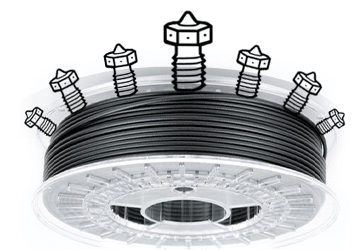 Bundle offer - 1.75mm Carbon Fibre XT-CF20 & E3D 0.4mm Hardened Steel Nozzle